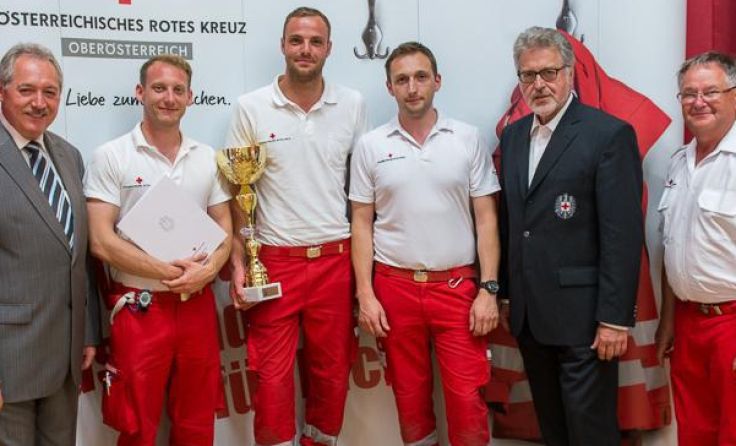 Die Sieger der Leistungsgruppe Silber, Linz Stadt Foto: OÖRK