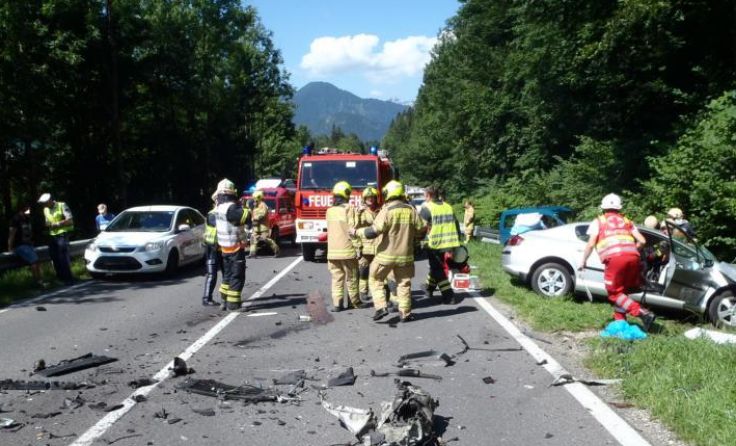 Auf der B145 kam es zu einem tödlichen Unfall. Foto: FF Lauffen
