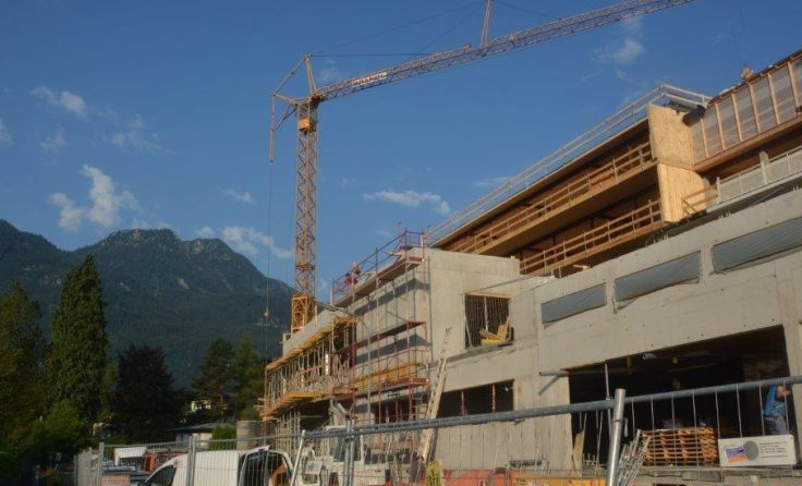 Die Umbauarbeiten sind in vollem Gange. Foto: HerzReha Bad Ischl