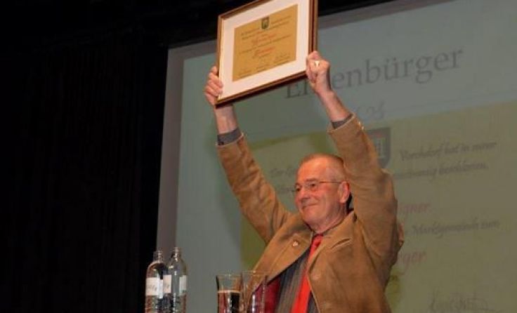 Ehrenbürger Hermann Aigner Foto: Willi Hitzenberger