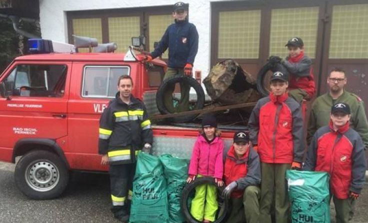 Mülleinsatz der FF Perneck Foto: FF Bad Ischl