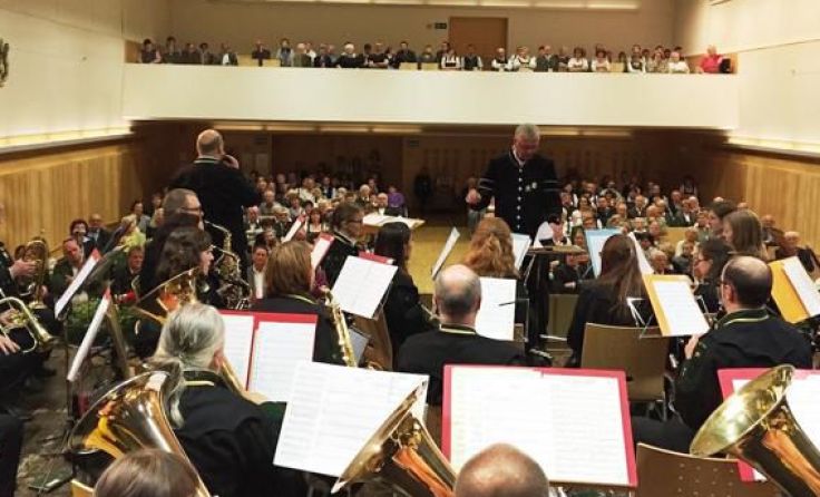 Die Salinenmusik lädt zum Konzert. Foto: Salinenmusik