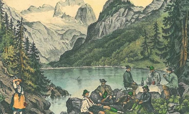 „Vor der Jagd“: Kaiser Franz Joseph im Salzkammergut Foto: Heimatverein Bad Ischl