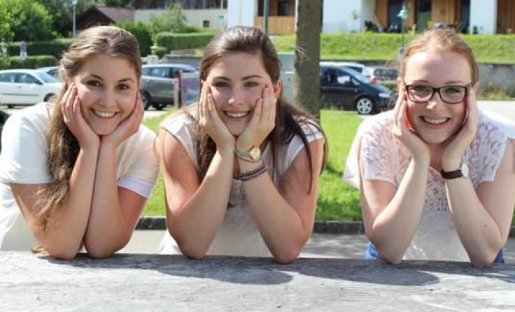 Die Schülerinnen Angelika Schober, Susanne Raffelsberger und Mara Bachlechner