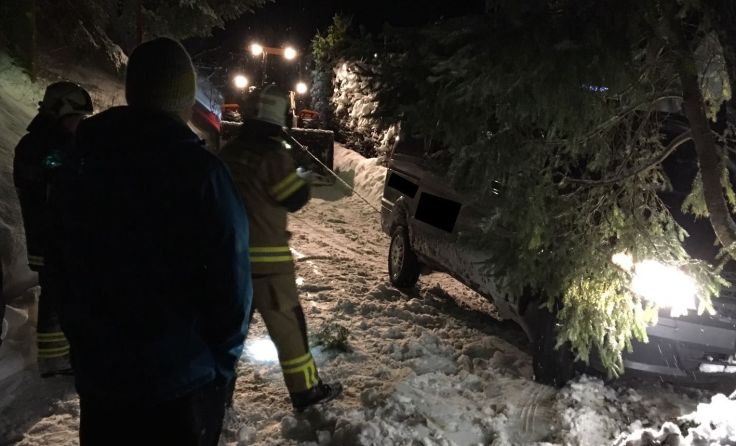Nächtlicher Bergungseinsatz der FF Rettenbacher Foto: FF Bad Ischl