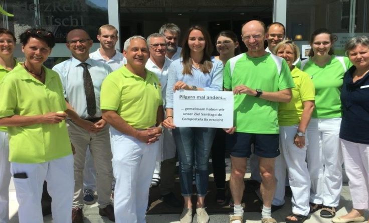 Teilnehmer am Schrittzählerwettbewerb der HerzReha Foto: HerzReha