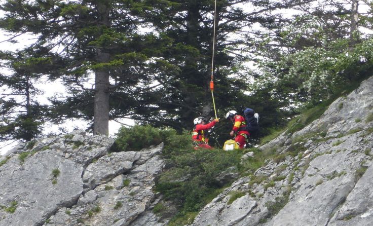 Innerhalb weniger Stunden ereigneten sich zwei Bergunfälle im Gebiet Hütteneck