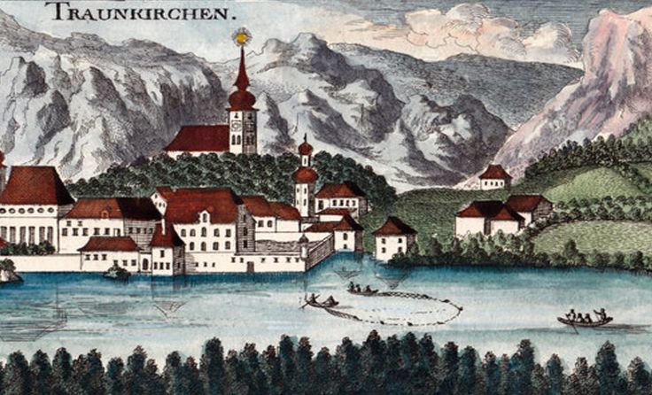 Das Kloster Traunkirchen zur Zeit der Jesuiten Foto: Bundesdenkmalamt