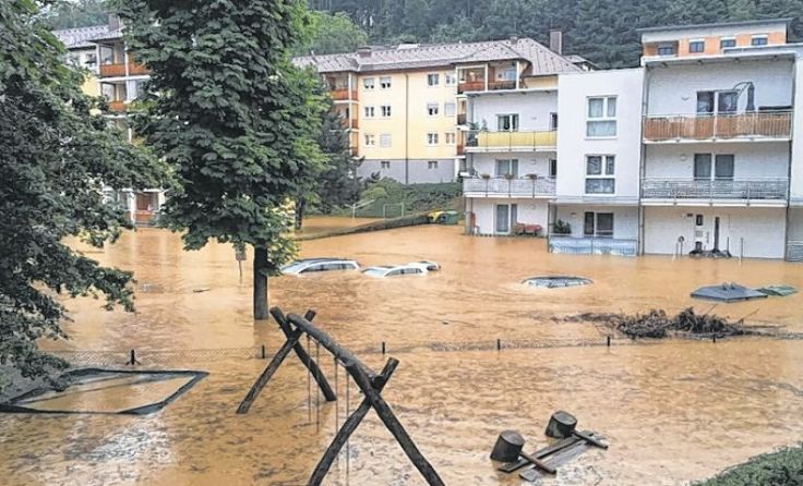 Überflutungen wie im Sommer 2016 sollen künftig verhindert werden. Archivfoto: FF Laakirchen