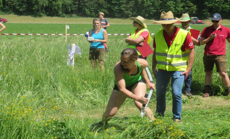 Karin Kronberger überzeugte mit Tempo und Genauigkeit. Foto: Landjugend