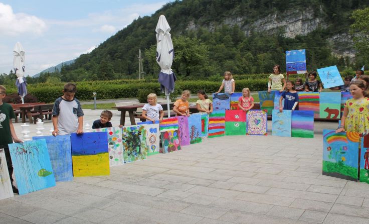Kinder in Grünau