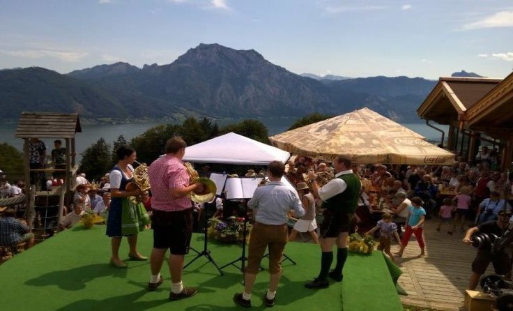 Ein Fest für Freunde der Blasmusik auf dem Gmundner Berg Foto: Ferienregion Traunsee