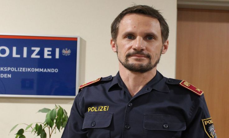Markus Hufnagl, stv. Bezirkspolizeikommandant Gmunden Foto: Toth