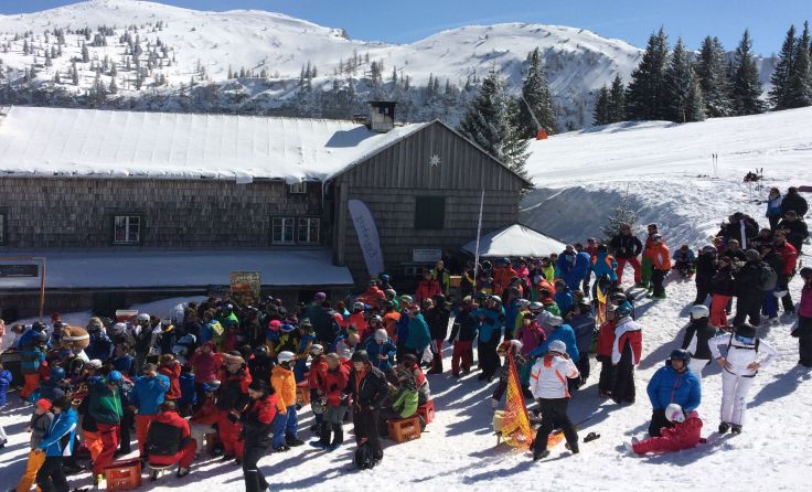Skivergnügen, Kulinarik und beste Stimmung auf dem Kasberg Foto: TV Salzkammergut