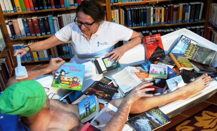 Entspannendes Bücherbad Foto: Bücherei