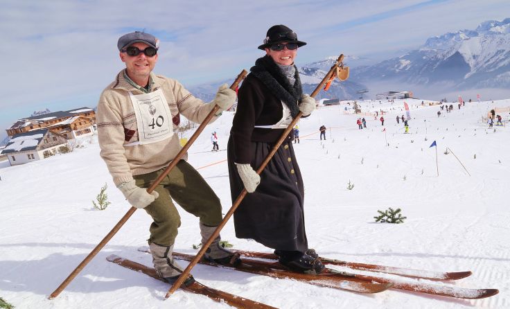 Ein Blick in die Vergangenheit des Skisports Foto: Hörmandinger