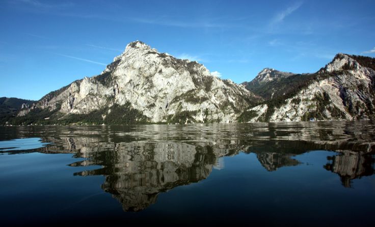 Morgen finden im Bereich des Traunstein-Felssturzes Sprengarbeiten statt. Foto: Weihbold