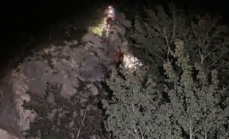 Nächtliche Bergung Foto: BRD Gmunden