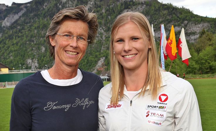 Die Ebenseer WM-Medaillengewinnerinnen: Sigrid Kirchmann und Verena Preiner Foto: Hörmandinger
