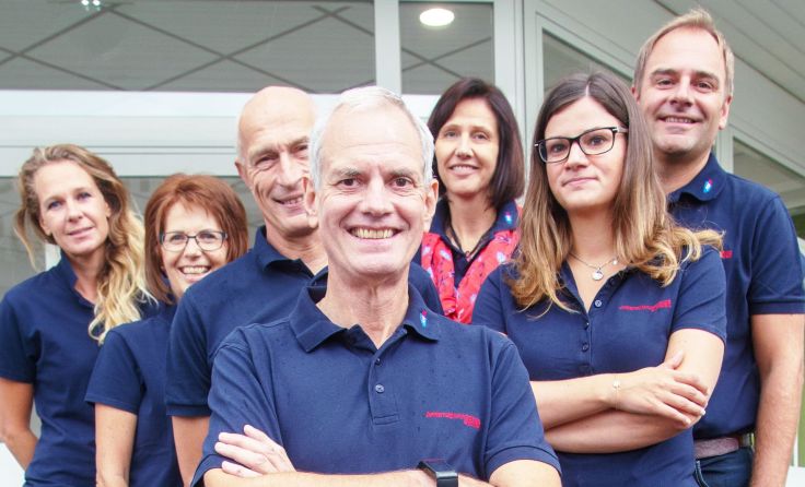 AMS-Leiter Leopold Tremmel und sein Team Foto: AMS Gmunden