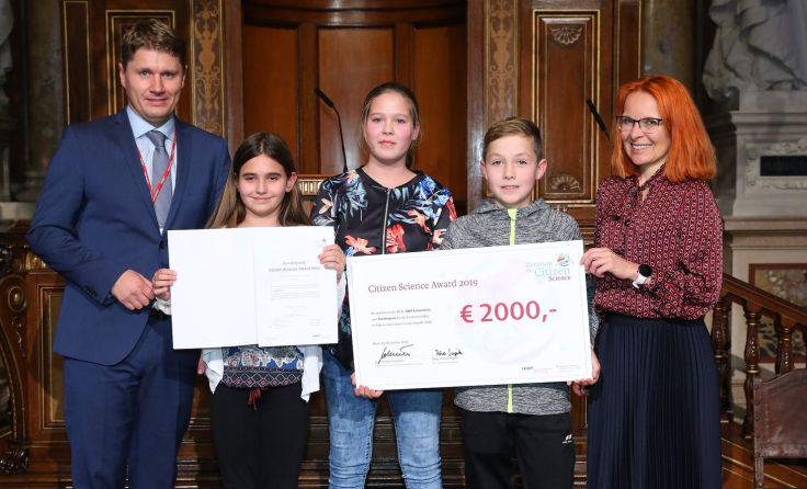 Freude über die Auszeichnung Foto: OeAD GmbH/APA-Fotoservice/L. Schedl