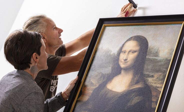 Auch die Mona Lisa befindet sich unter den Exponaten. Foto: Stadtgemeinde