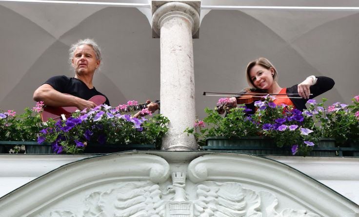 Fensterkonzert Foto: Stadtgemeinde Gmunden