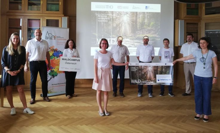 Erstes Treffen der österreichischen und bayrischen Projektpartner in TraunkirchenFoto: Waldraum