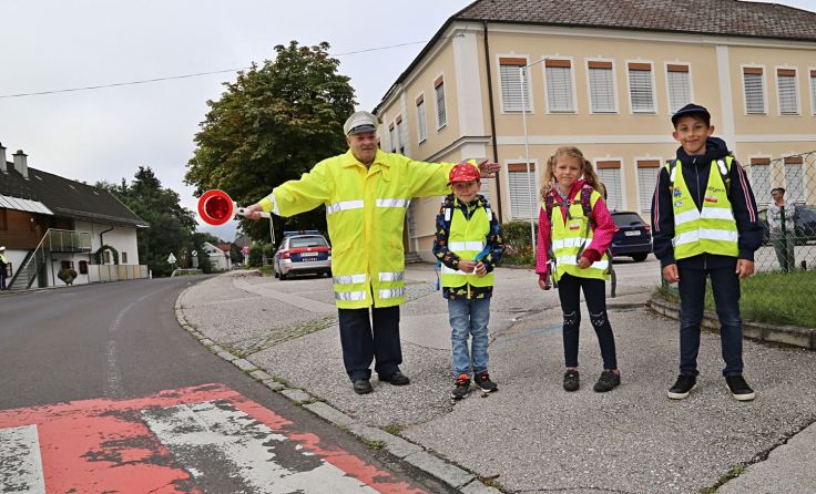 Schulwegpolizist Günter Eßmann Foto: Hörmandinger