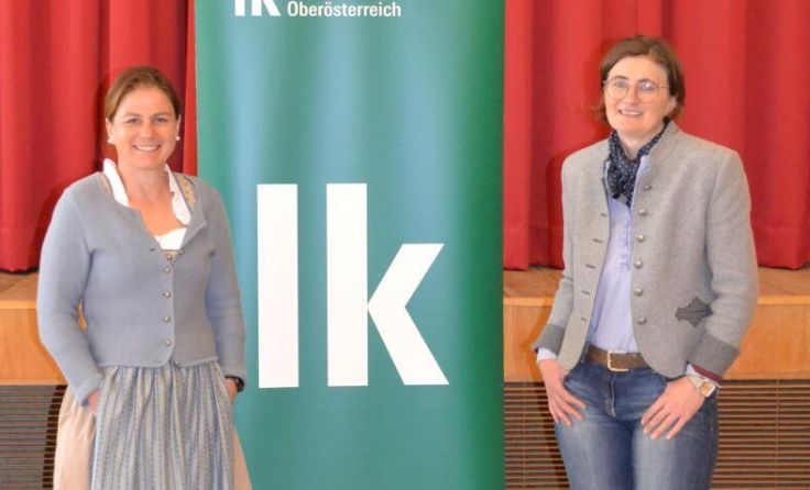 Bettina Zopf und Hermine Massak-Bachbauer (Foto: BBK Gmunden Vöcklabruck)