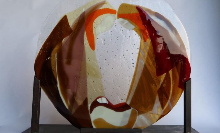 Familien-Darstellung aus Glas von Marlene Schröder (Foto: Schröder)