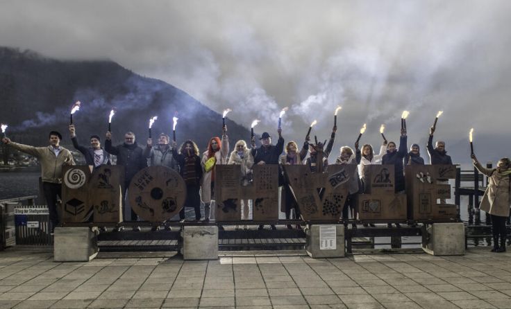 Gmundner Künstlerinnen und Künstler (Foto: Thomas Kurat & Emily Jungwirth)