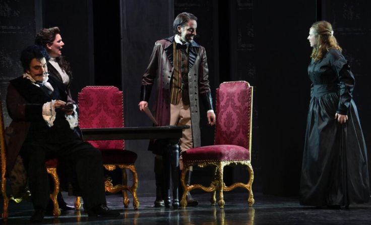 V.l.: Yngve Gasoy-Romdal, Carin Filipcic, Gerd Achilles, Elisabeth Sikora (Foto: Peter Kainrath)