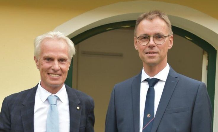 Herrmann Gerald, Otto Hanemann (Foto: LIons Gmunde)