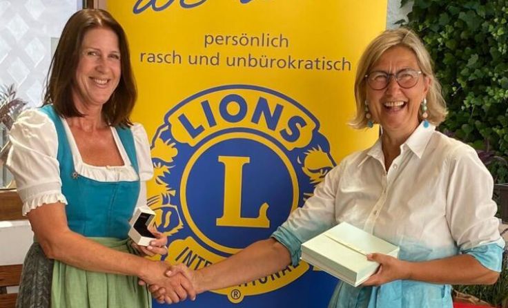 V.l.: Astrid Rametsteiner, Ingrid Kramesberger (Foto: LC Traunsee Allegra)