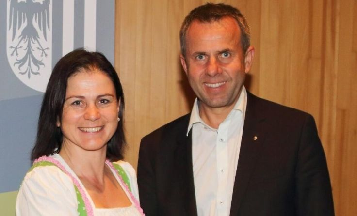 Abg.z.NR ÖAAB-Bezirksobfrau Bettina Zopf und LAbg. Bgm. BPO Rudi Raffelsberger (Foto: ÖAAB)