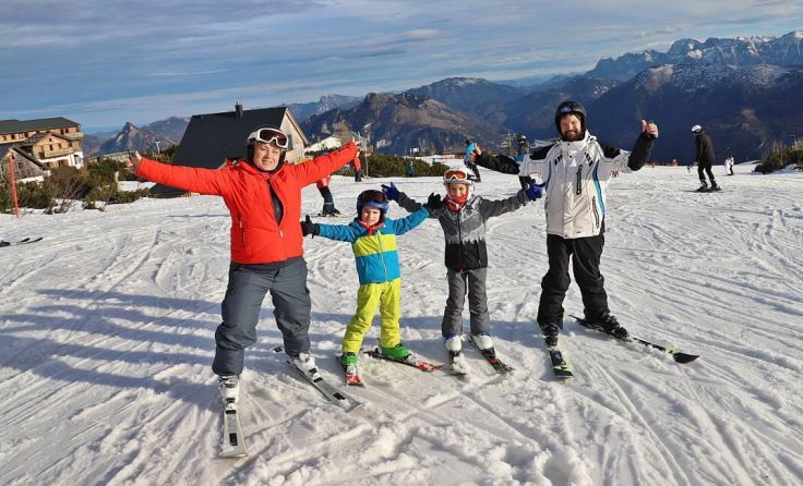 Skivergnügen auf dem Feuerkogel (Foto: Hörmandinger)