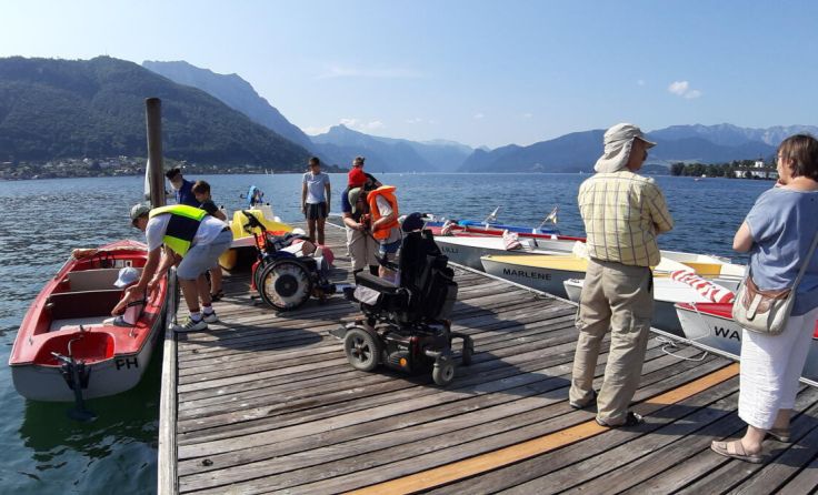 Integratives Segeln auf dem Traunsee (Foto: Lions Club Laakirchen)