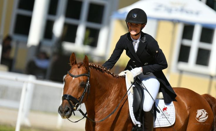 Stefanie Auinger mit Dio D´Oro (Foto: Team Myrtill)