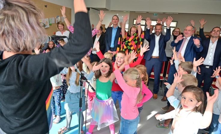  Neuer Kindergarten feierlich eröffnet Motiv 