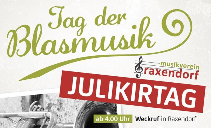Die nächste Veranstaltung: Tag der Blasmusik in Raxendorf.