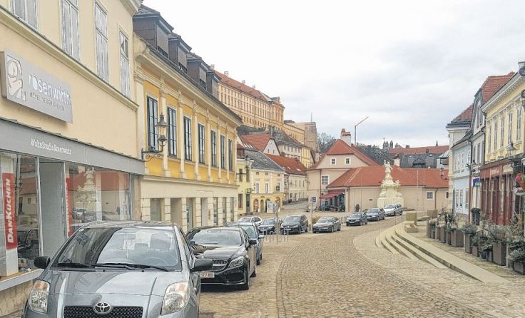 Parken in Melk wird kostenpflichtig. 