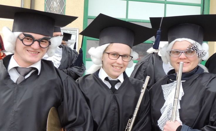 Genossen das Spektakel: Harald Winter, Bernadette Neuwirth, Karina Schweiger und Josef Eder. 