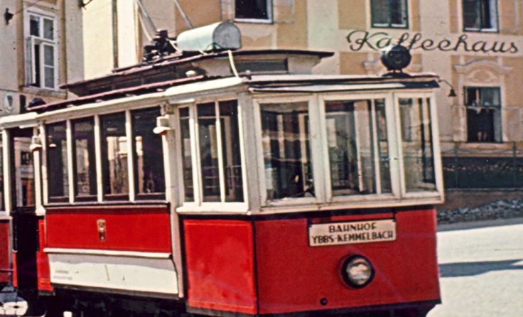Die „Kleine Rote“ fuhr bis 1953 von Kemmelbach ins Ybbser Zentrum. 