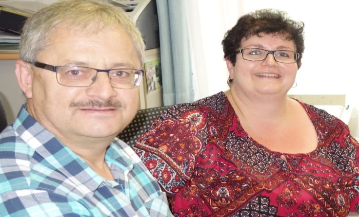 VP-Bürgermeisterin Rosemarie Kloimüller mit dem engagierten Gemeindesekretär Leo Baumberger.