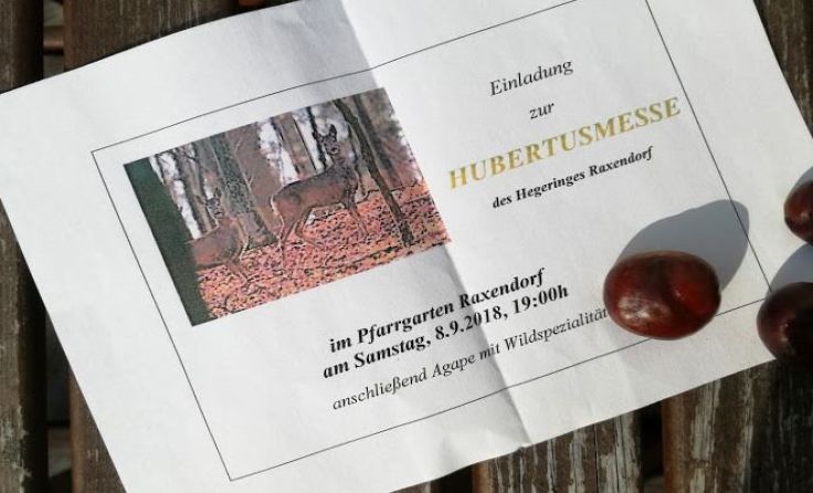 Am 8. September findet die Hubertusmesse des Hegerings Raxendorf statt.
