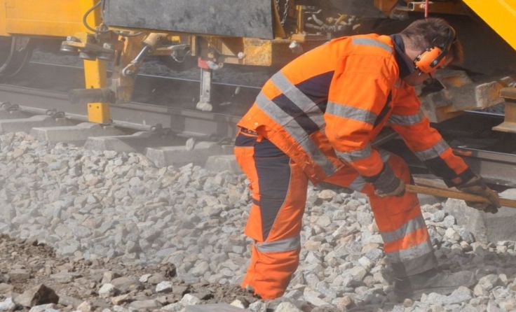 Geplante Gleisarbeiten im Bahnhof Pöchlarn von 10. bis 17. Dezember. Foto: ÖBB/Alexandra Wallner 