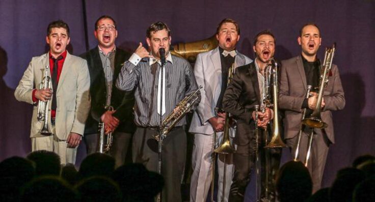 Die Formation Belchhaufen XXL spielt am Sonntag auf. Foto: da Blechhauf'n 2014