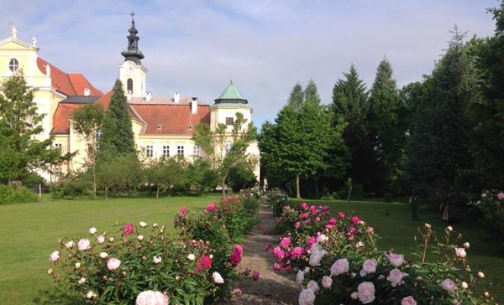 Das Barockschloss Heiligenkreuz-Gutenbrunn ist Schauplatz einiger Konzerte.