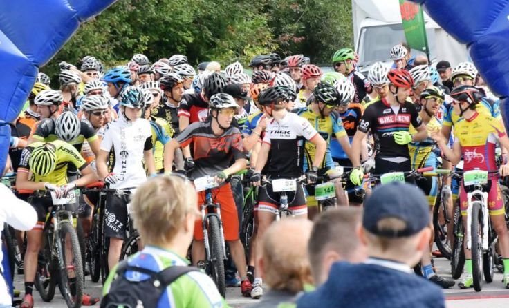 Bei Traumwetter gingen zahlreiche Radler an den Start. Foto: Marktgemeinde Frankenfels